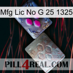 Mfg Lic No G 25 1325 38